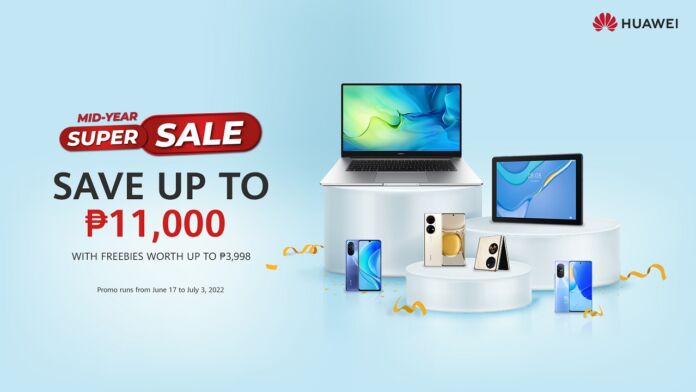 Enjoy up to Php11,000 discount with HUAWEI Mid-Year Super Sale promo