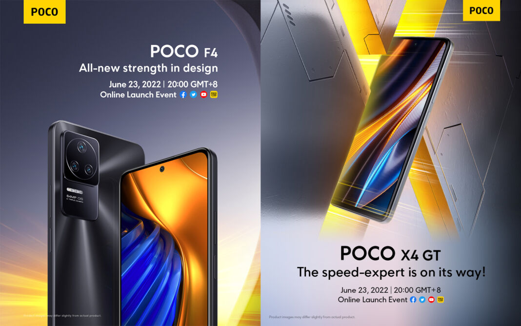 POCO X4 GT and POCO F4 philippines