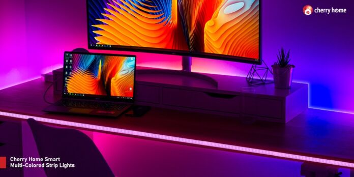 Achieve your dream gamer’s den with Cherry Home Smart Multi-Colored Strip Light