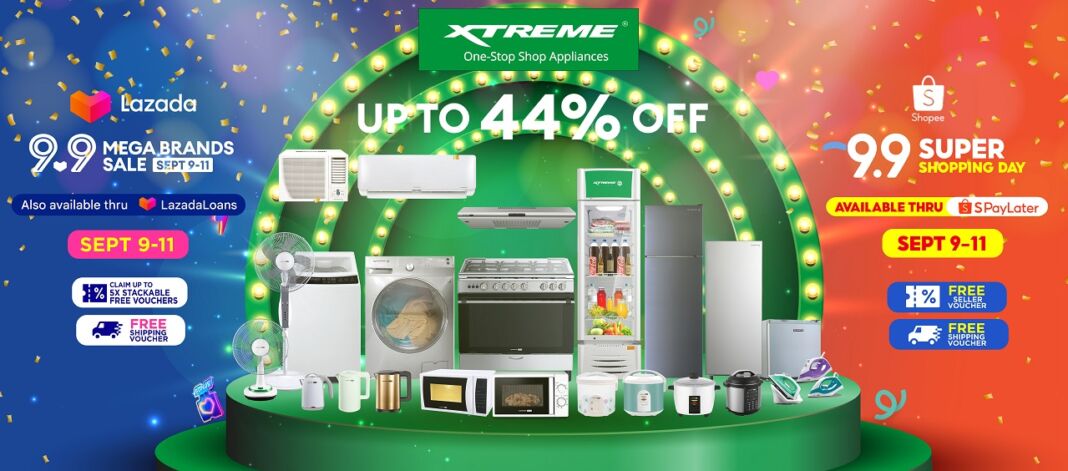 xtreme appliances lazada shopee 9 9 deals