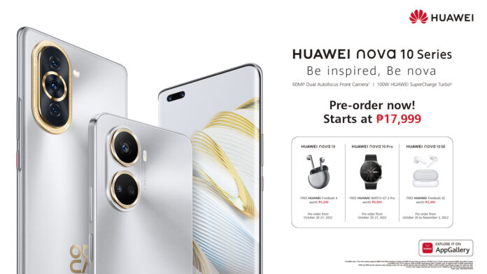 Huawei launches Pre-order for the Nova 10 Series in the Philippines