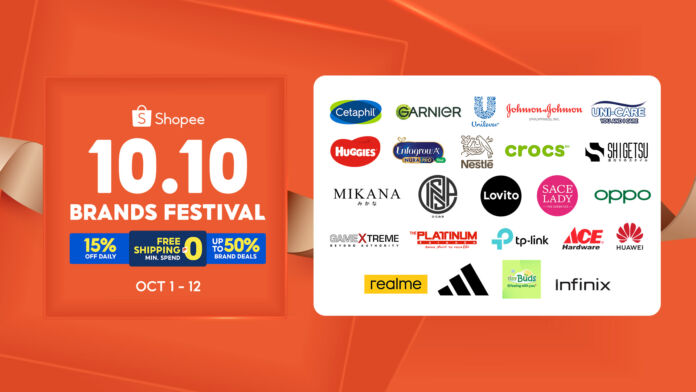 You can get up to 50% off with Shopee’s 10.10 Brands Festival