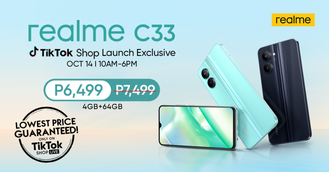 realme c33 specs price philippines
