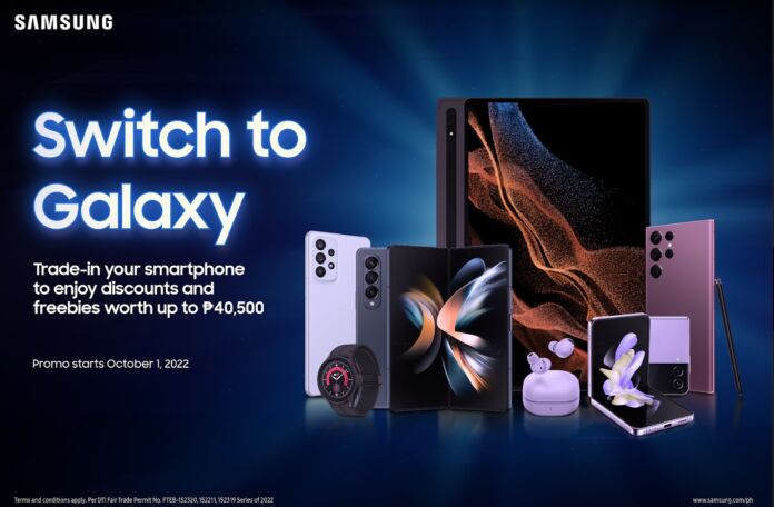 Samsung intros Switch to Galaxy trade-in promo
