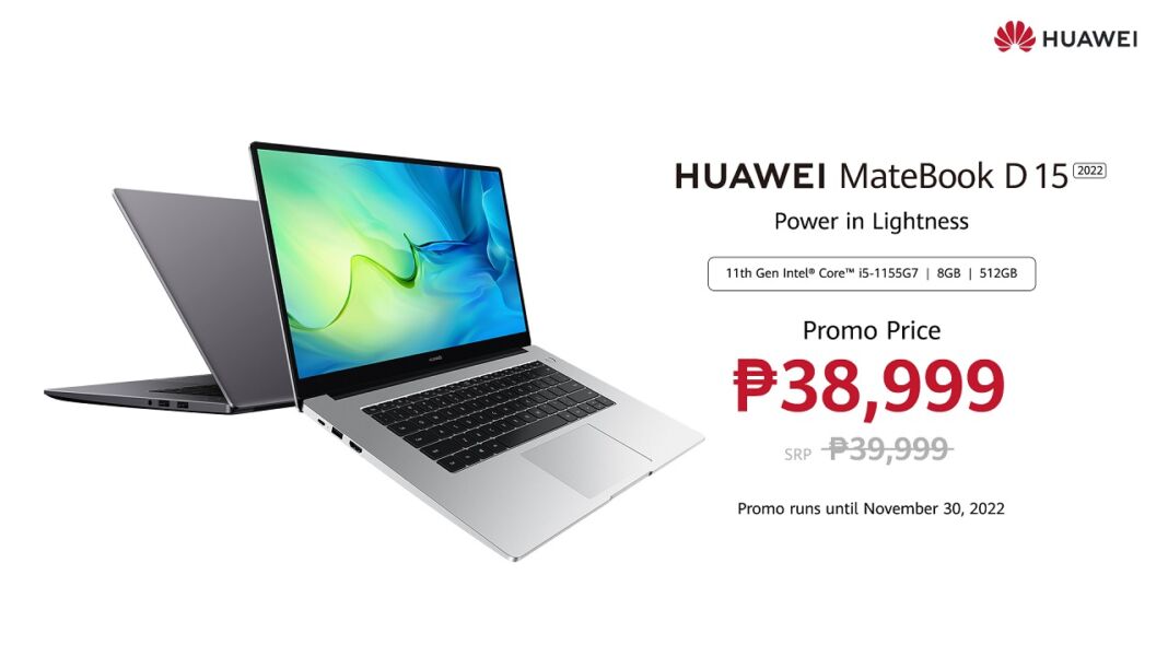 huawei matebook d15 2022 specs price philippines