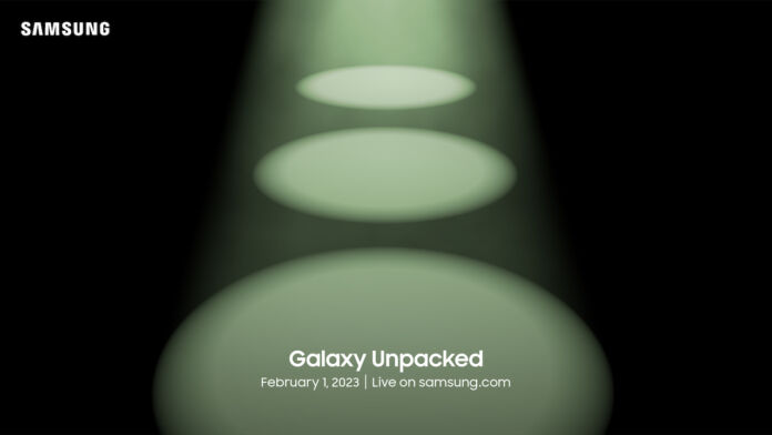 Samsung Unpacked 2023 takes place this February 1