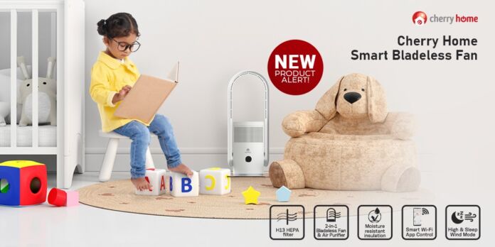Cherry 2-in-1 Bladeless Fan and Air Purifier now available