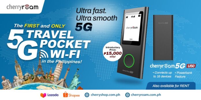 Cherry Roam launches first and only 5G travel pocket Wi-Fi in PH