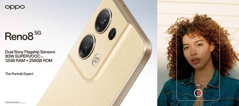 OPPO Reno8 5G 12GB256GB The Perfect Companion for Pursuing Your 2023 Goals