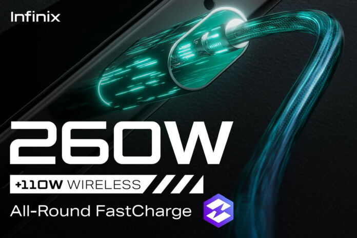 Infinix introduces 260W Fast Charging and 110W Wireless Charging