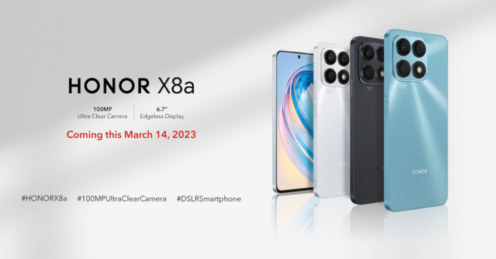 HONOR X8a to arrive in the Philippines this March 14