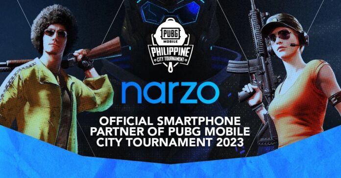narzo is the official smartphone partner of PUBG Mobile City Tournament 2023