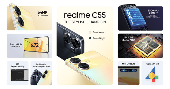 realme C55 with Mini Capsule Now Available for Php7,999