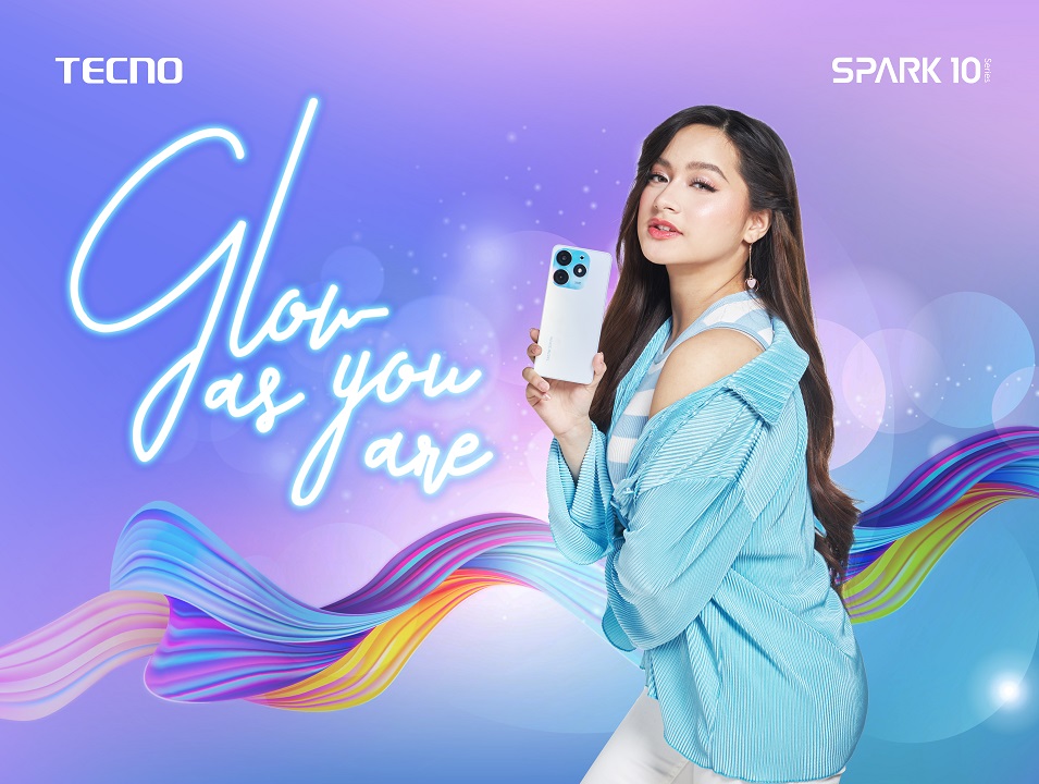 tecno spark series glow as you are