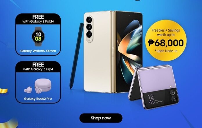 The Great Samsung Sale offers big discounts, freebies, and trade-in deals