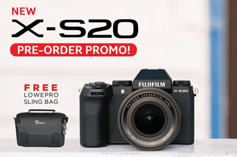 Fujifilm X-S20 Camera and XF 8mm F3.5 R WR Lens pre-order details in PH