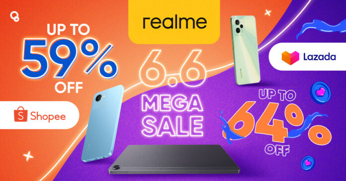 realme announces 6.6 Mega Sale deals