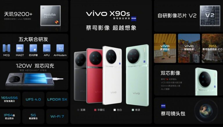 vivo X90s with Dimensity 9200+ launches in China