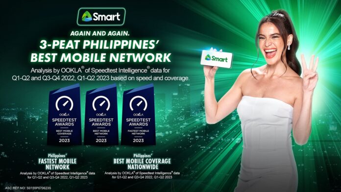 Smart three-peats as PH’s fastest mobile network—Ookla