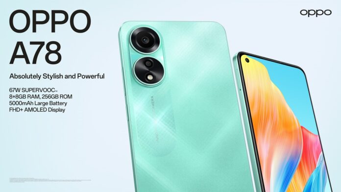 OPPO A78 now available in PH