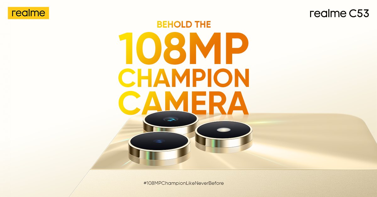Realme C53 debuts in India with 108MP cameras: Check price, specs