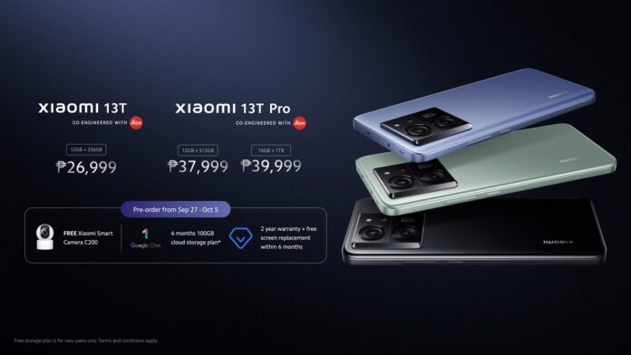 Xiaomi 13T Series launches in Philippines, priced