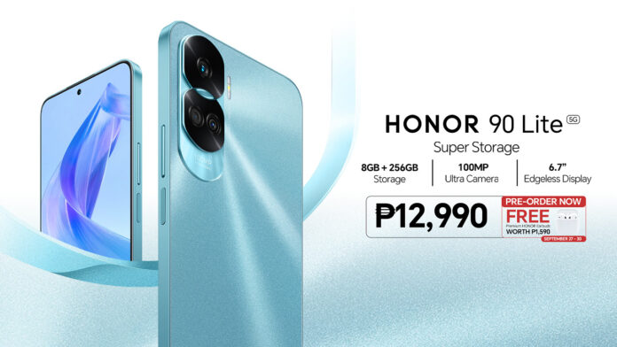 HONOR 90 Lite 5G now official, pre-order announced