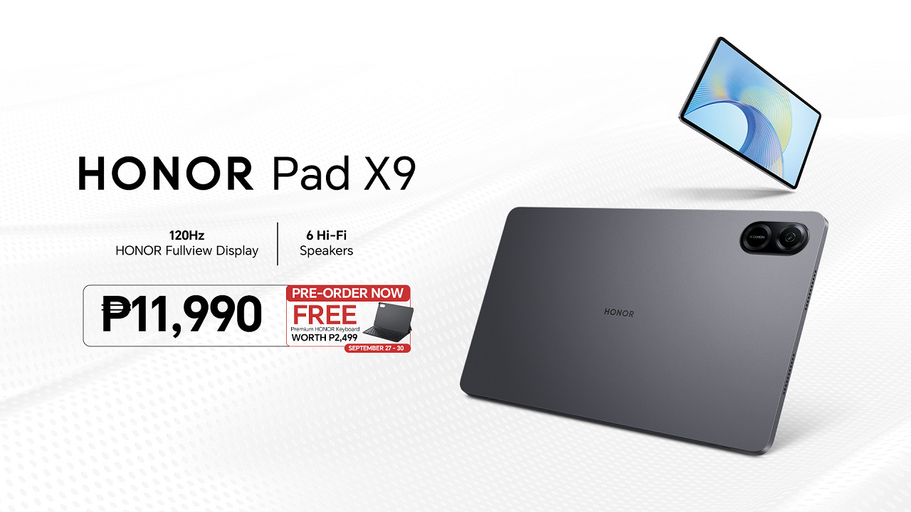 Main KV HONOR Pad X is now available at Php