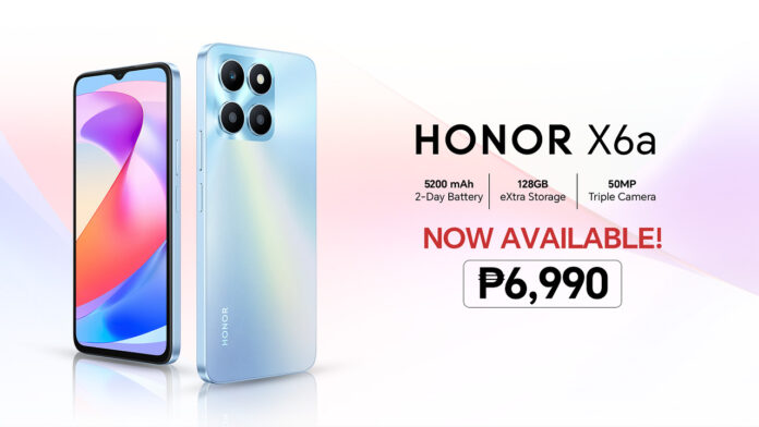 HONOR X6a launches in PH for only Php6,990