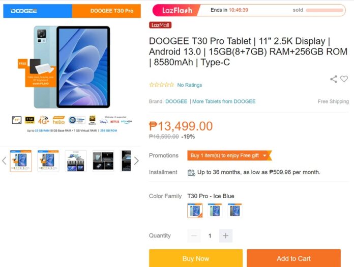 SPOTTED: DOOGEE tablets now available in PH, priced