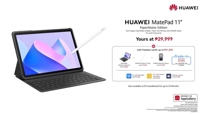 HUAWEI MatePad 11″ PaperMatte Edition now available