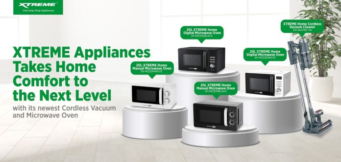 XTREME Appliances launches new Cordless Vacuum and Microwave Oven