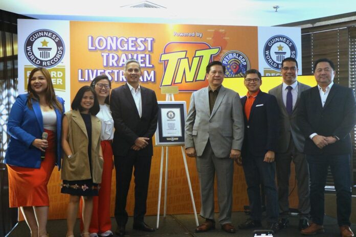 PH achieves Guinness World Record with TNT’s longest travel livestream