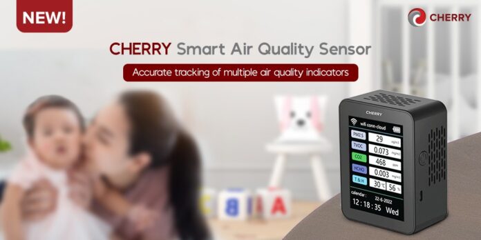 Cherry outs Smart Air Quality Sensor for healthy living spaces