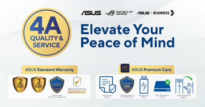 A Quality & Service banner