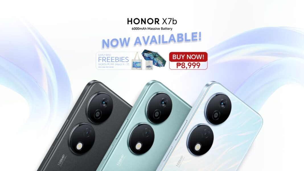 Main KV HONOR Xb is now available for only Php