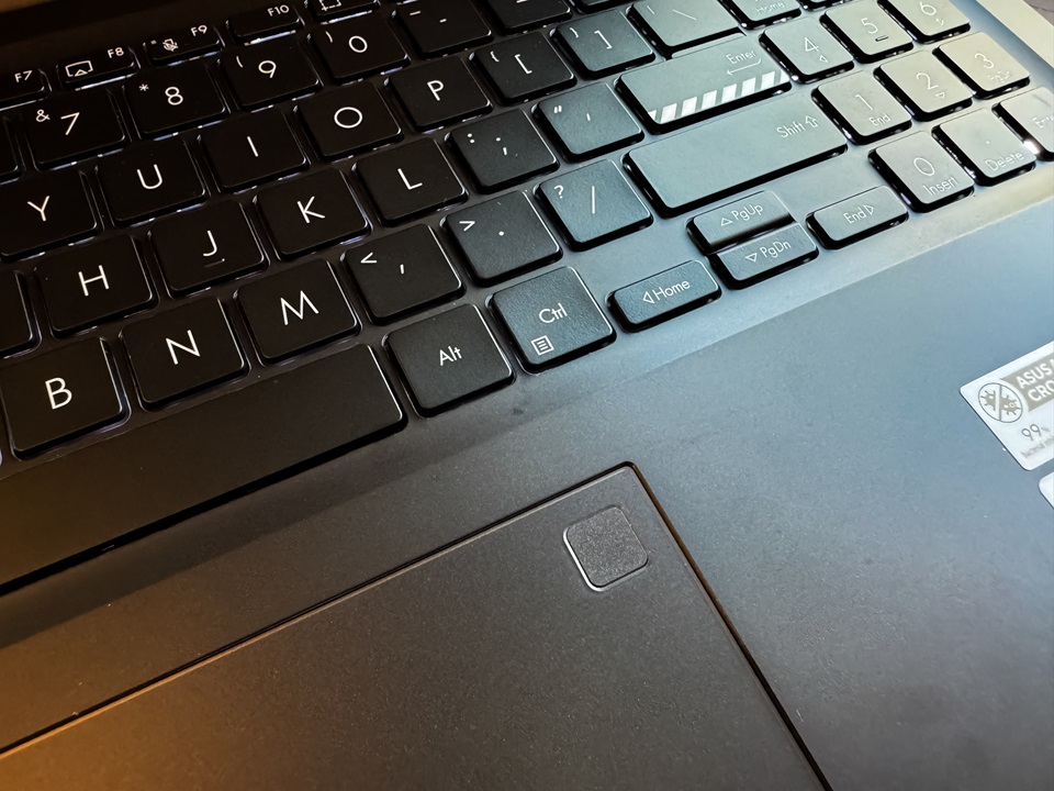 asus vivobook fingerprint