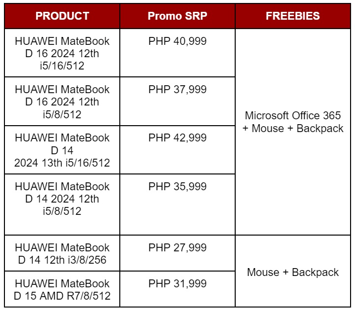 huawei matebook laptop deals