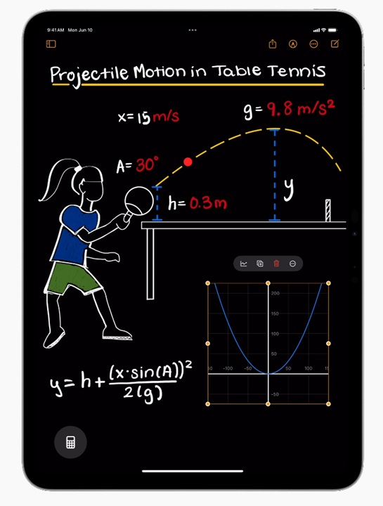 ipados math notes