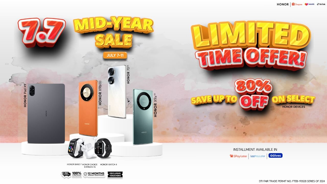 HONOR Announces 7.7 Mid-Year Sale
