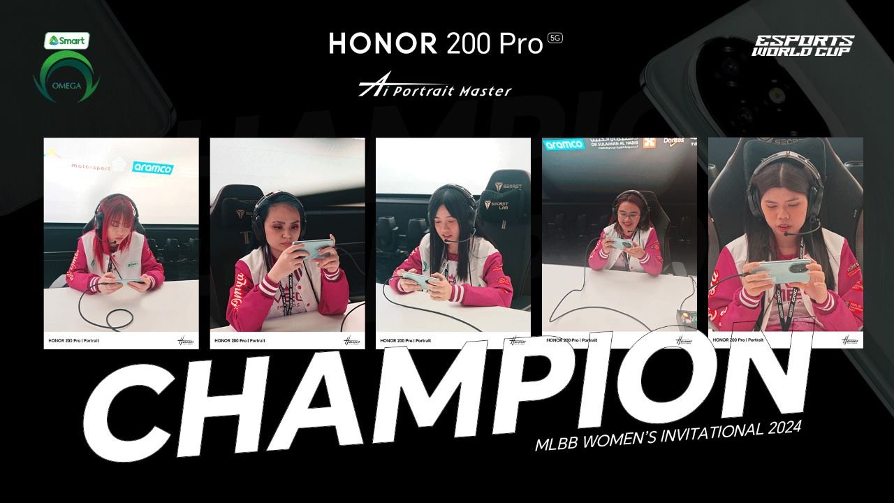 Smart Omega Empress Wins MLBB Women’s Invitational 2024 Using HONOR 200 Pro
