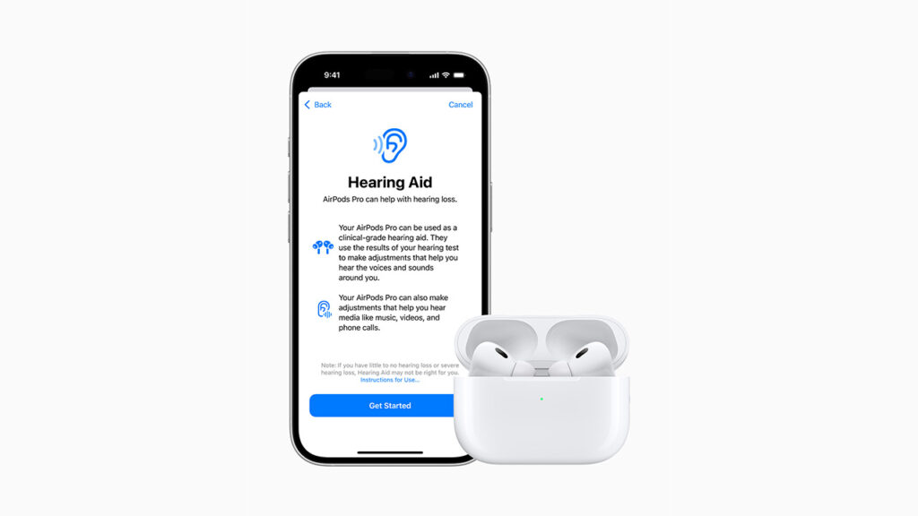 Hearing aid airpods canada x