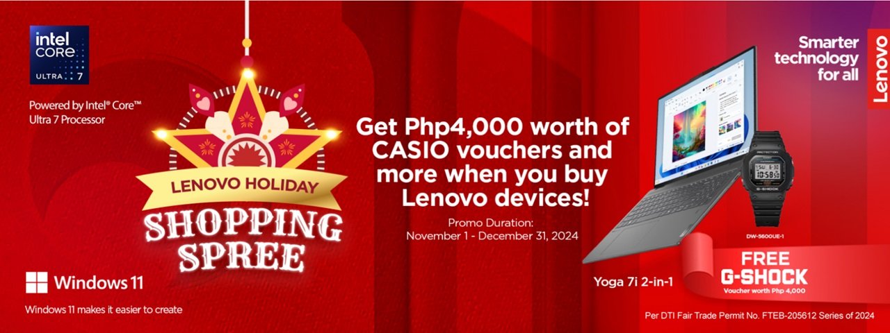 Lenovo launches Holiday Shopping Spree promo with free gifts