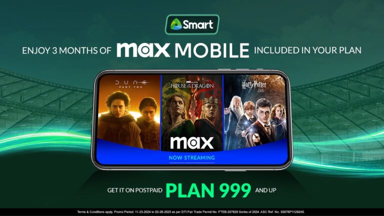 Smart brings Max streaming service to postpaid subscribers with FREE month subscription