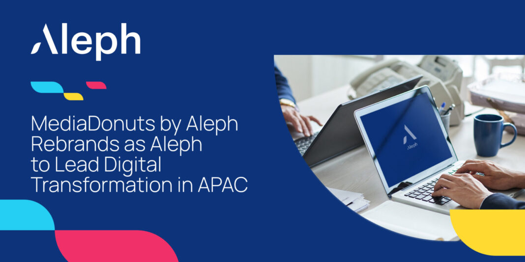 MediaDonuts rebrands as Aleph key visual