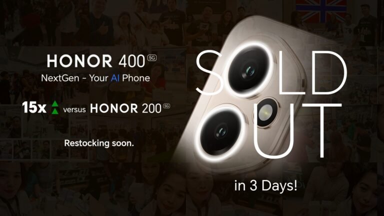 HONOR 400 5G sold out in 3 days, outsells HONOR 200 5G 15x in the Philippines