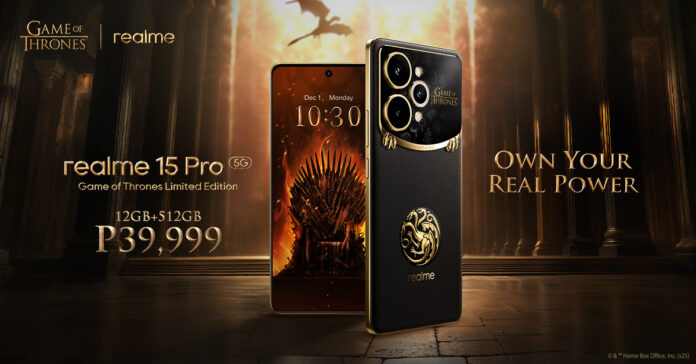 realme Launches 15 Pro Game of Thrones Limited Edition in the Philippines