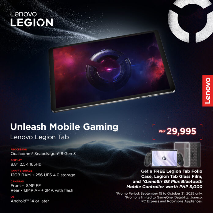 Lenovo Legion Tab Now Comes with Free GameSir G8+ Controller for a Limited Time