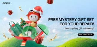 OPPO offers Mystery Gift Sets for service center repairs during holiday weekends Free Mystery Gift Set