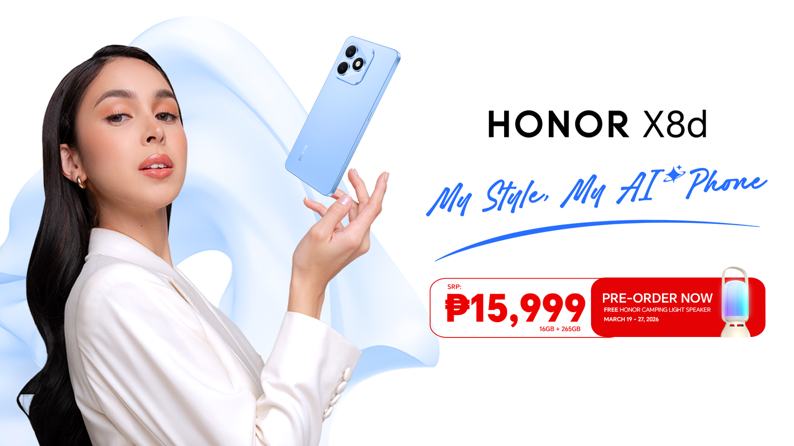 HONOR X8d launches in the Philippines
